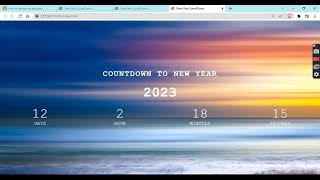 NEW Year 2023  | Count Down | Timmer | Using HTML , CSS &  JAVA SCRIPT | Free source code