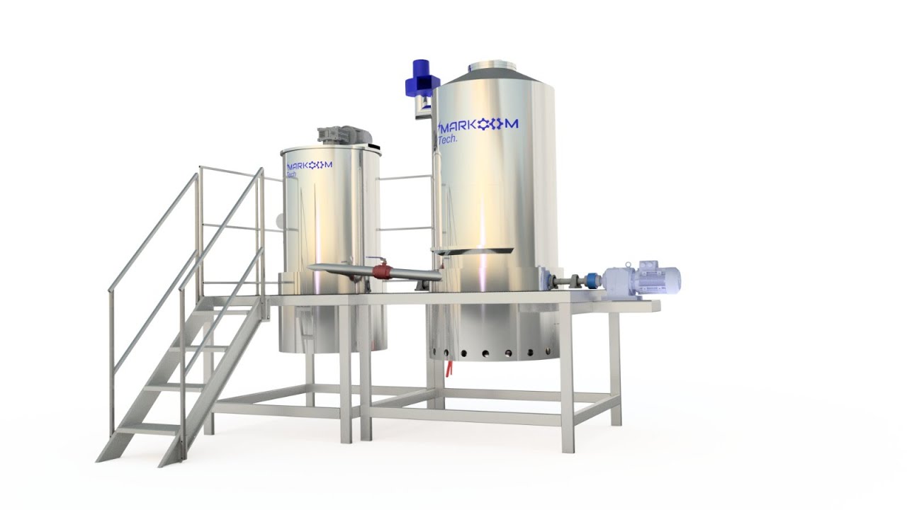 تشغيل ماكينة طبخ الحلاوة    طباخ الحلاوة   طباخ الطحنية