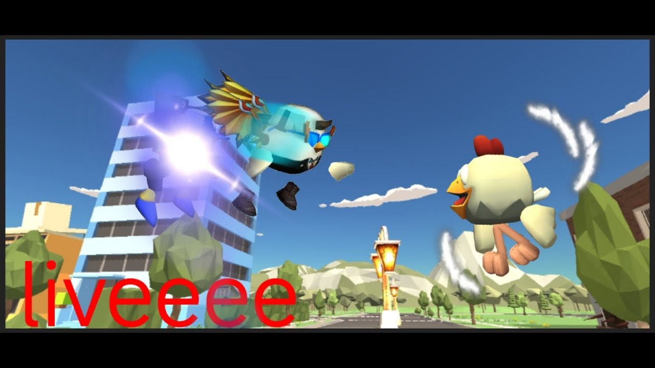 live de Chicken Gun,vendo a nova update 3.sla quanto