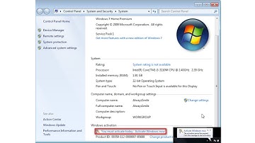 How to activate Windows 7 for free without product key