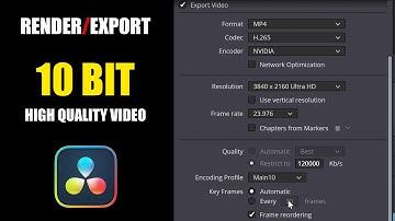 Render 10 Bit High Quality Video In DaVinci Resolve Studio [ Timeline & Project Export Settings ]
