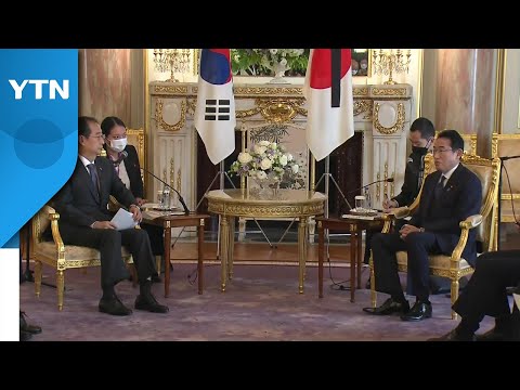 한 총리 &amp;quot;조속한 관계 개선은 공통이익&amp;quot;...기시다 &amp;quot;조의에 진심으로 감사&amp;quot; / YTN