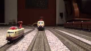 BR 103 225 Fleischmann N vs. BR 103 225 Roco H0 Soundtest.