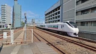 JR東日本E657系K9編成　亀有通過　20240824 135744