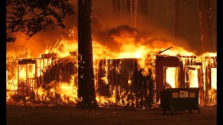 DIXIE FIRE; Flames Destroy The Town Of Canyondam