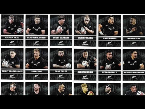 Opening a pack of New Zealand Rugby 2018 Trading Cards - YouTube