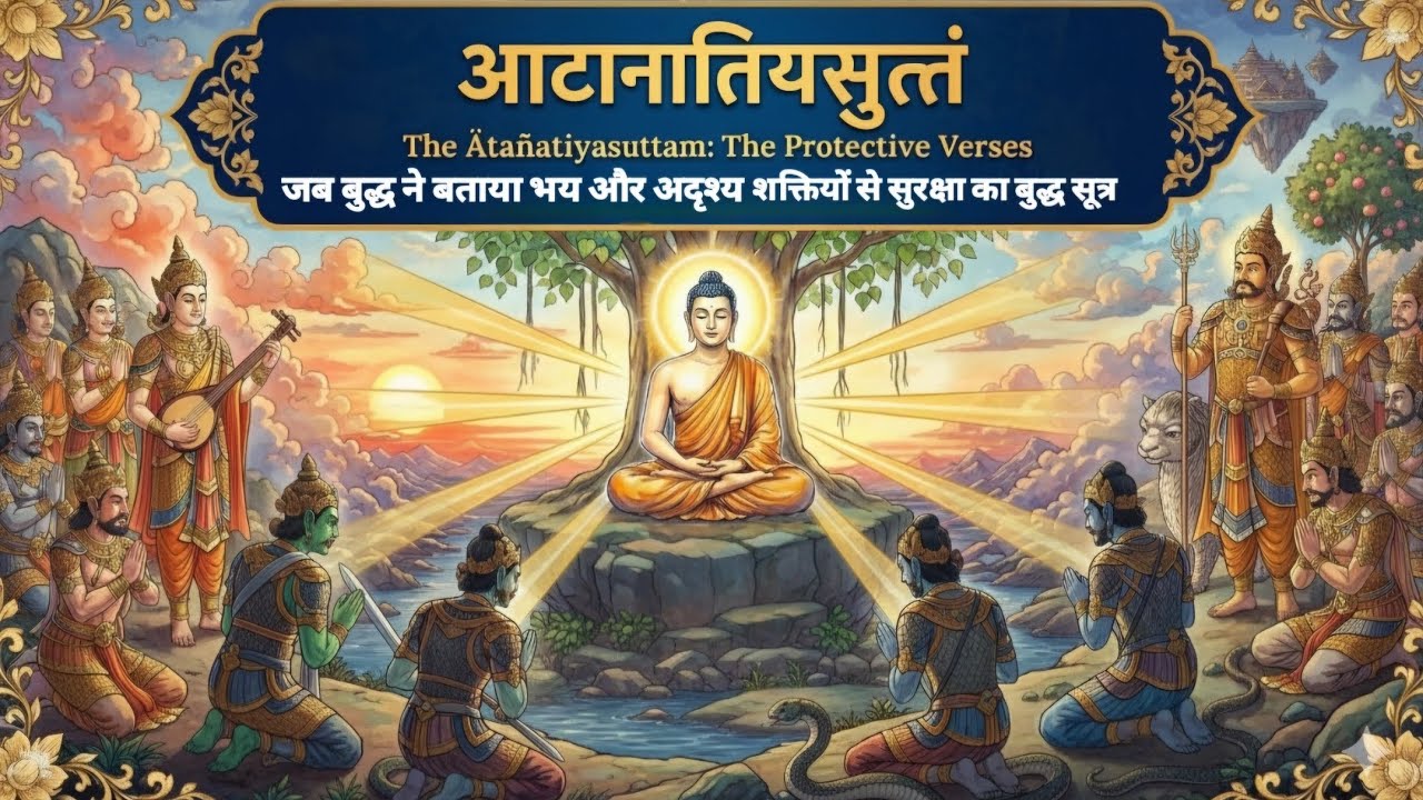जब बुद्ध ने बताया बुरी शक्तियों और भय से रक्षा का महामंत्र | Atanatiya Sutta: The Divine Protection