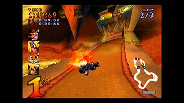 Mystery Caves - CTR Challenge - Crash Team Racing - 101% Playthrough (Part #25)