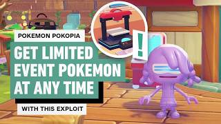 Pokemon Pokopia Exploit - Get Limited Event Pokemon ANY Time