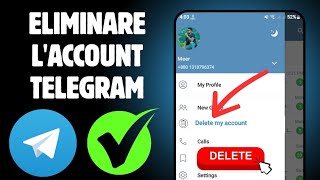Come Eliminare Definitivamente Laccount Telegram 2024 Nuovo Elimina Laccount Telegram
