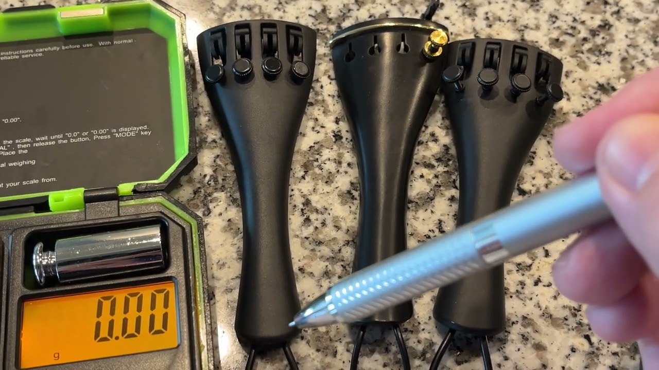 Fine Tuners, Titanium vs. Regular, weights comparison. Wittner, Mberg, Ulsa, and Vintage.