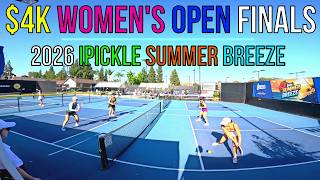 🏆$4K Women’s Gold Final: Huynh-McClain(5.9)/Chew(5.5) vs Grollman(5.5)/Tauber(5.5) iPIckle Summer