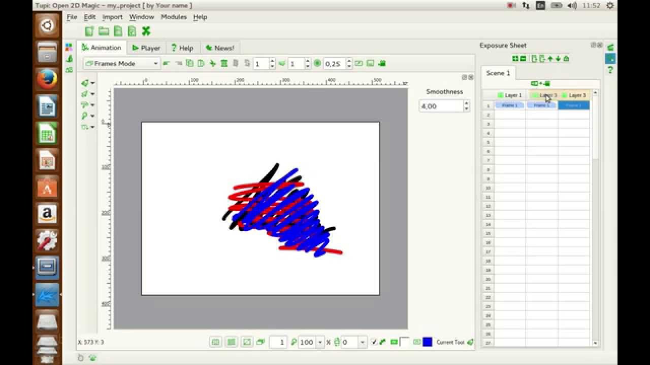 TupiTube Desk Movable Layers YouTube