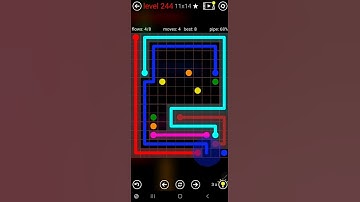 How To Solve Flow Free 11x14 Mega Mania Pack Level 244 Board Walk Through Solution Walkthrough