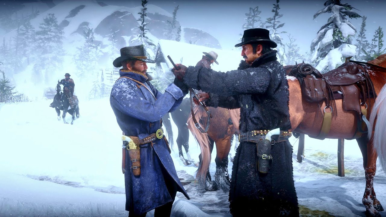 Arthur Accidentally Kills Micah In Chapter 1 ( Alternate Cutscene ) - Red Dead Redemption 2