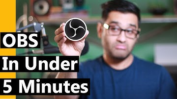 Get started on OBS in under 5 minutes