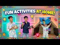 Fun Activities at Home for children 🧒