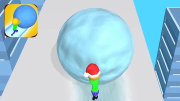 SnowBall Run  3D ❄️☄️: All Levels Gameplay Walkthrough Android, iOS NEW UPDATE