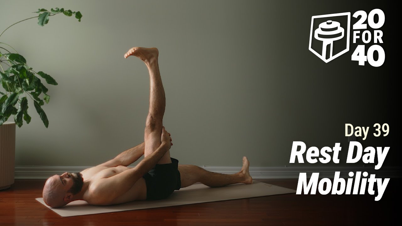 40 Day Bodyweight Fitness Challenge | No Talking, All Levels || Day 39 - Rest Day Mobility
