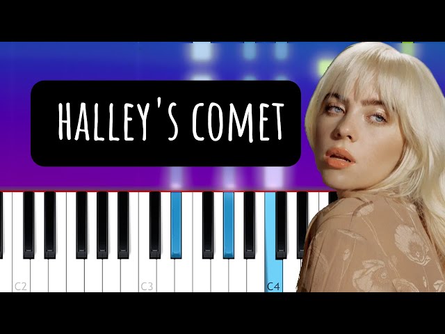 Billie Eilish - Halley's Comet | Piano Tutorial class=