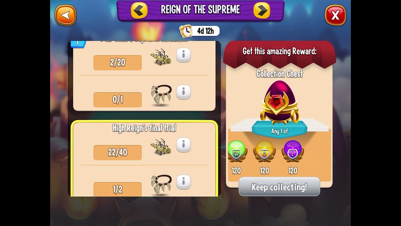 I managed to get this titan egg chest in Dragon City!