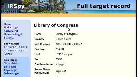 Copy cataloging using Z39.50 - English