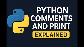 Python Comments and Print Explained 🐍 | Beginner-Friendly Python Tutorial