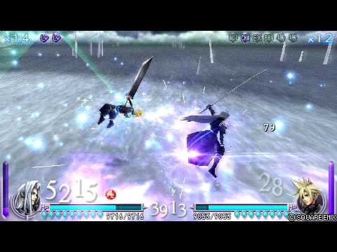 DISSIDIA FINAL FANTASY　Sephiroth vs Cloud