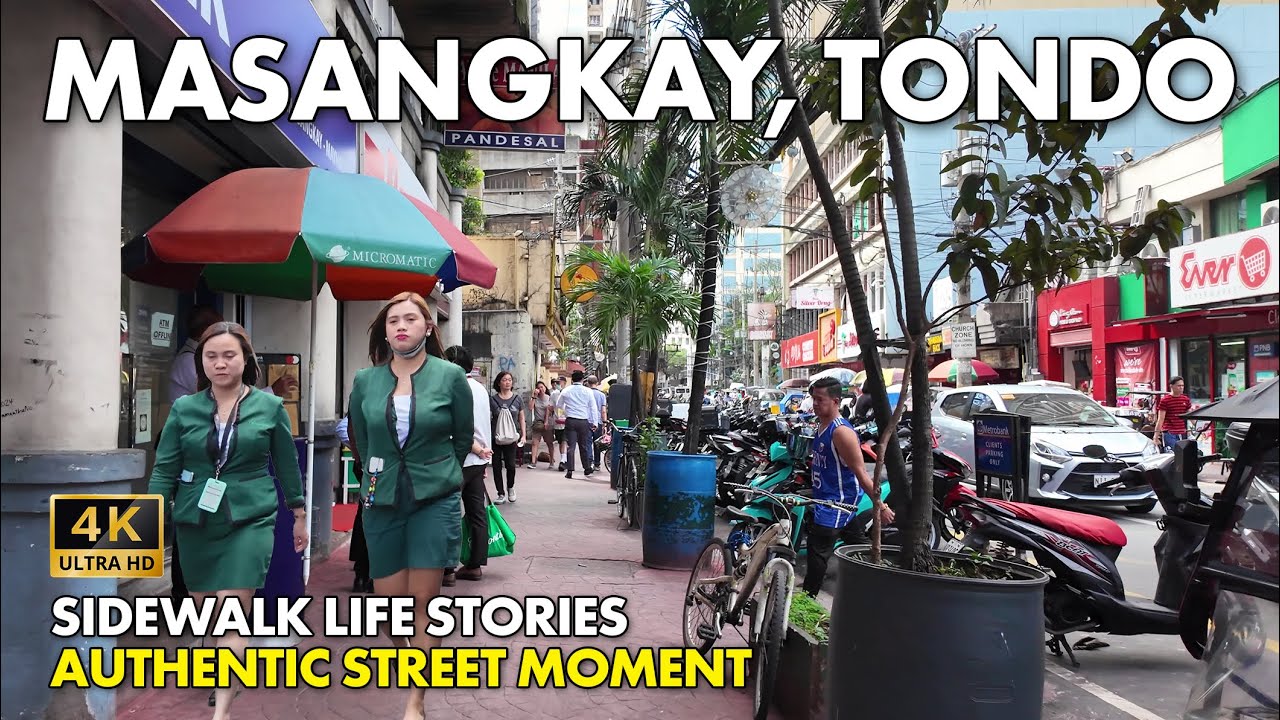 STREET LIFE in MASANGKAY, TONDO Manila Philippines Walking Tour
