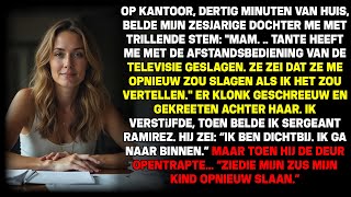 Op kantoor belde mijn dochter trillend: \