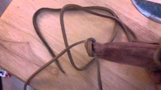 Iron age utility knife finished