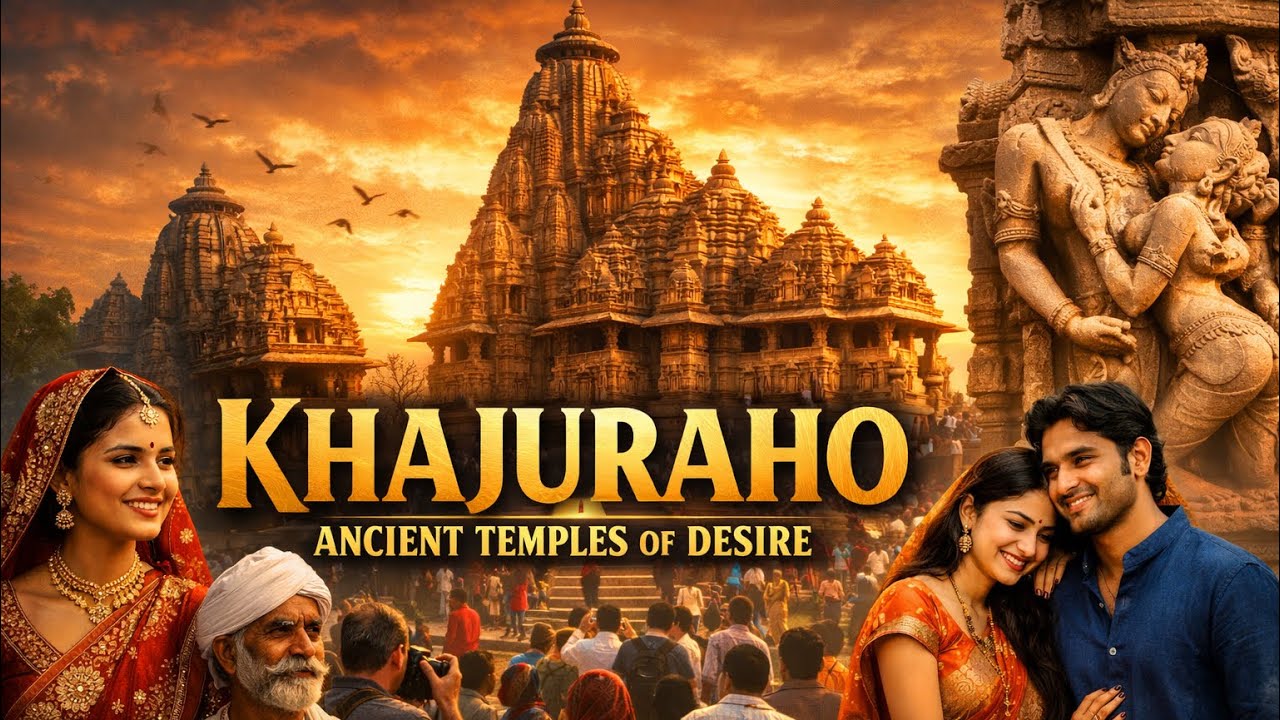 Khajuraho Temples History | Khajuraho Temple | World Heritage Site | 4K Cinematic Documentary