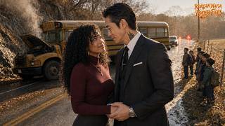 A Broken School Bus Blocked His RoadโThen the Mafia Boss Saw the Black Teacher Calming Every Child