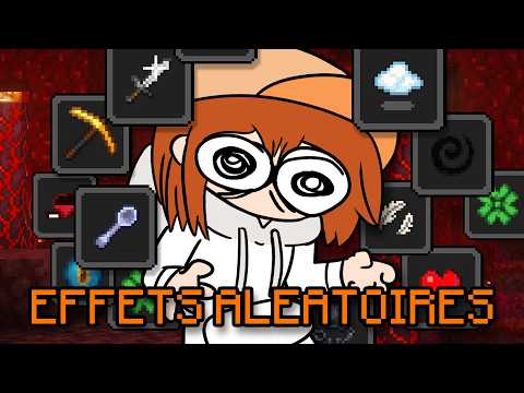 Minecraft mais j'ai des EFFETS ALÉATOIRES aux niveaux MAX