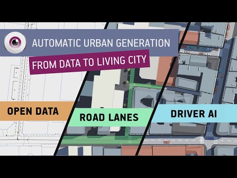 Automatic Urban Generation: From Data to Living City