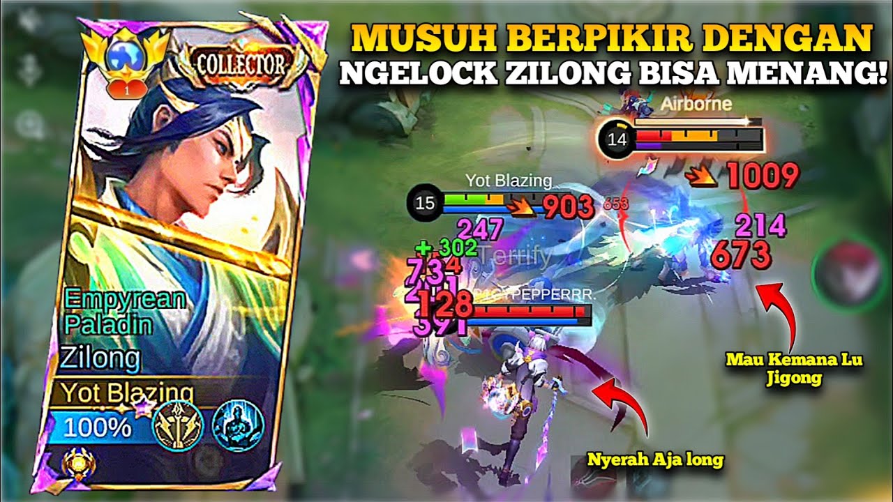MUSUH BERPIKIR DENGAN NGELOCK ZILONG BISA MENANG!! ZILONG RACING TIDAK SEMUDAH ITU DI TAKLUKAN!!🔥