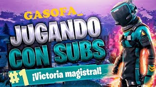 🔴⚡Como ganar en fortnite #42 Gasofa sacando otra vez el equipo adelante xD