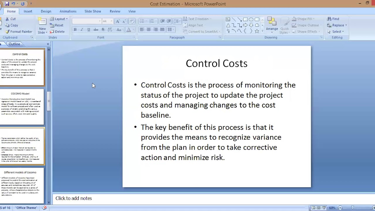 Cost Estimation - YouTube