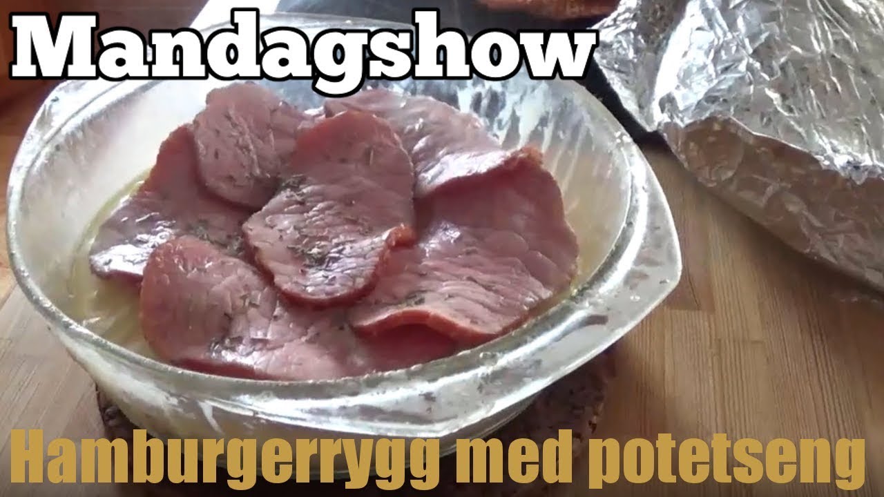 Hamburgerrygg med potetseng | Mandagshow