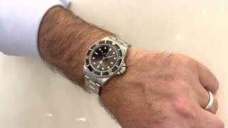 Vidéo: Montre Rolex Sea Dweller (ref 16600) en acier de 1998. Full Set et révision Rolex juillet 2022.