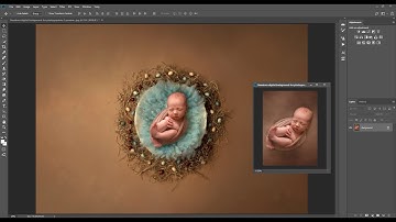 How to Create Newborn Digital Background Composites in Photoshop - Editing Workshop Preview