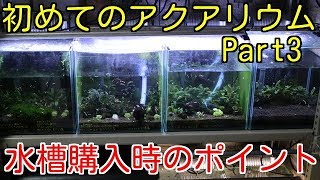 初めてのアクアリウム 水槽購入時のポイントpart3 初心者 Youtube 初めてのアクアリウム 水槽購入時のポイントpart3 初心者 Youtube