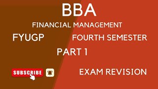 Financial management, introduction to financial management 