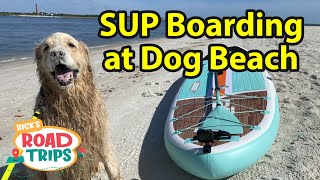 SUP Boarding at Dog Beach | Inflatable BOTE Breeze Review | Best Beaches In Florida
