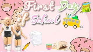 First Day of School!|Bloxburg|Roleplay|its_Rainbow