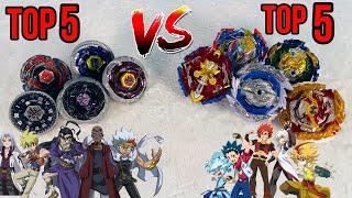 TOP 5 Strongest Metal Fight Beyblades vs TOP 5 Strongest Burst Beyblades!! (INSANE MUST WATCH!!!)