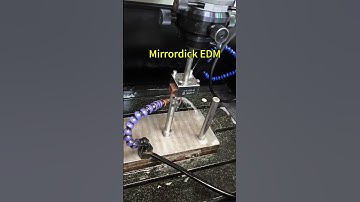 Our Mirrordick EDM machine in working