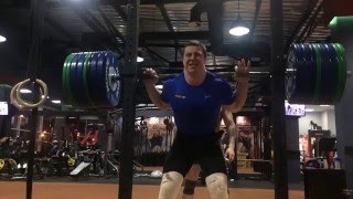 Oleksandr Pyatnytsya Squat 250 Kg