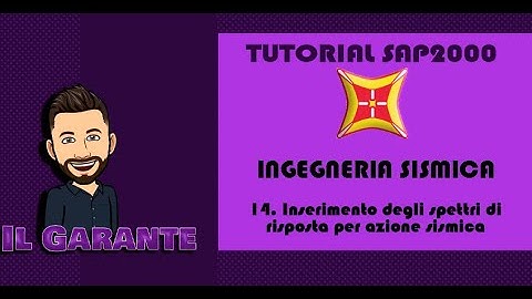 𝟏𝟒 - 𝐈𝐧𝐠𝐞𝐠𝐧𝐞𝐫𝐢𝐚 𝐒𝐢𝐬𝐦𝐢𝐜𝐚 - Inserimento degli spettri di risposta per azione sismica