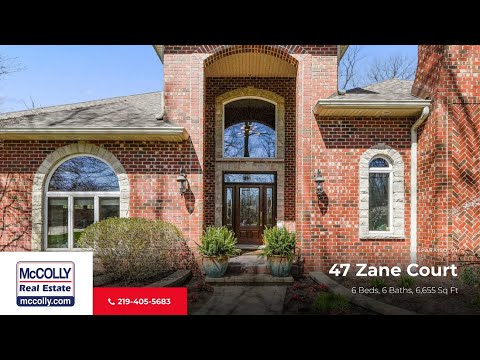 47 Zane Court, Valparaiso, IN home video tour
